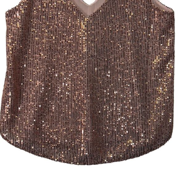 New!! Oversized fit small Pink sequin top from Loft NWT - Picture 4 of 12